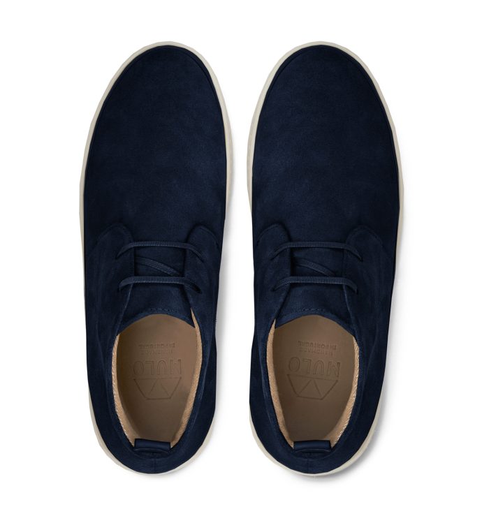 navy blue desert boots