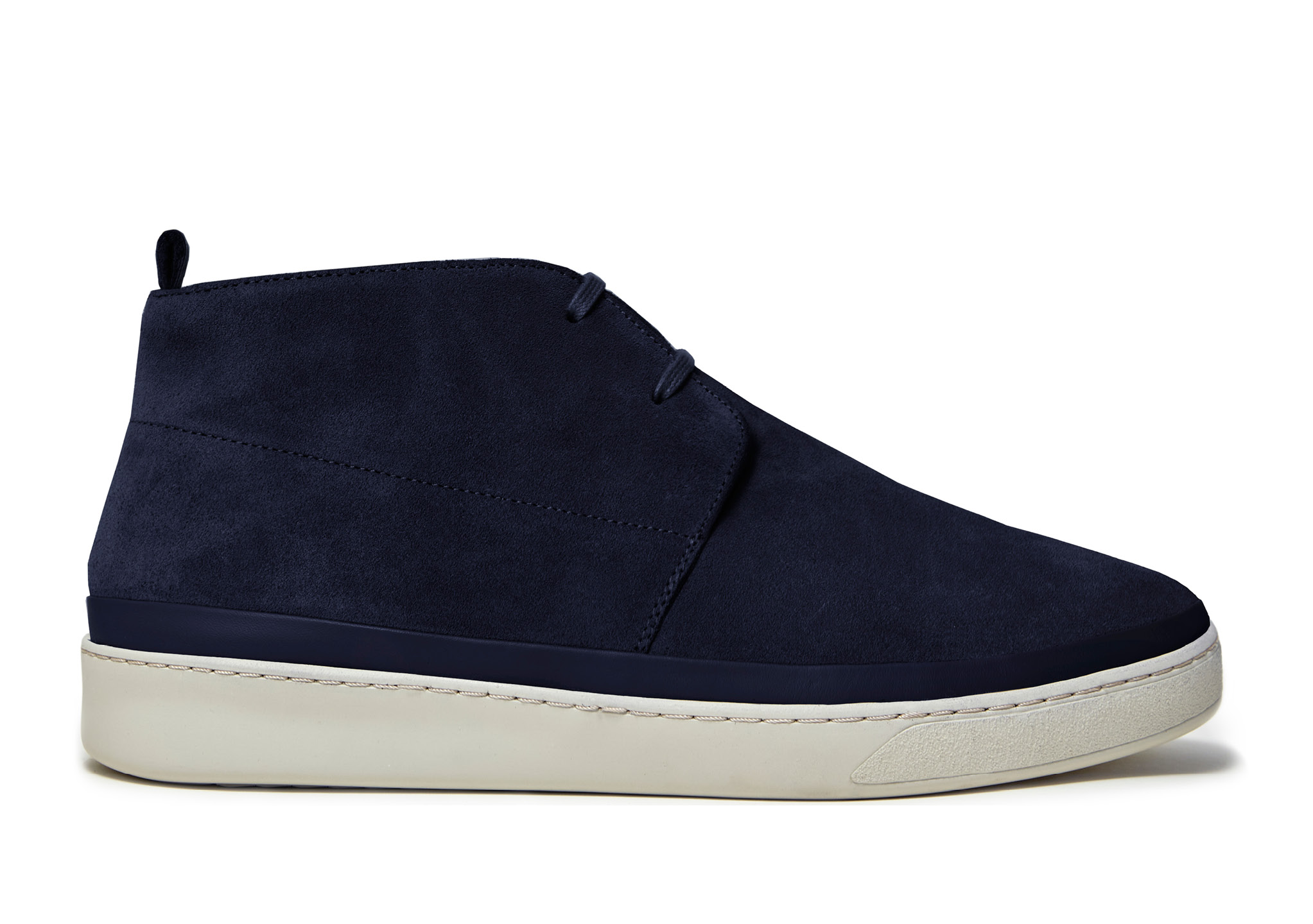 navy blue desert boots