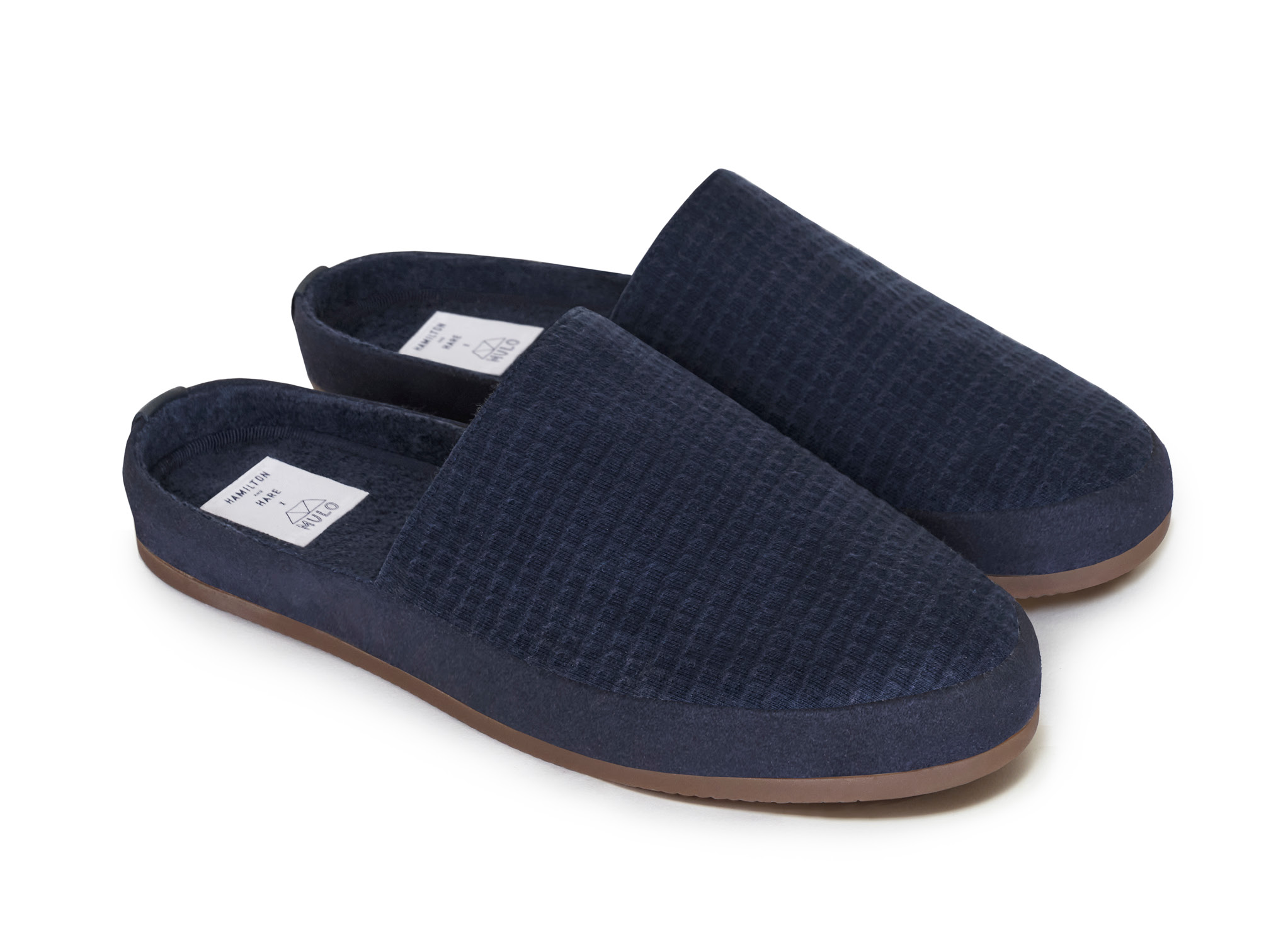 Mens Limited Edition Blue Slip On Slippers