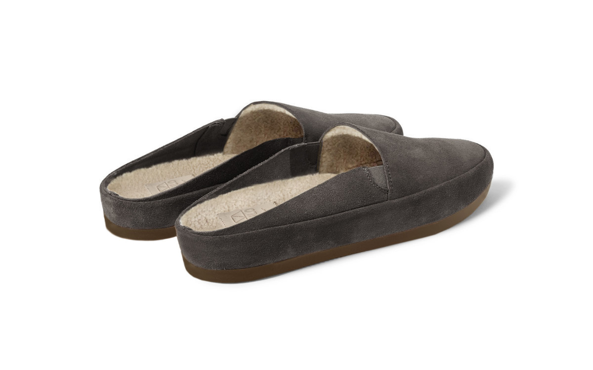 mens backless moccasin slippers