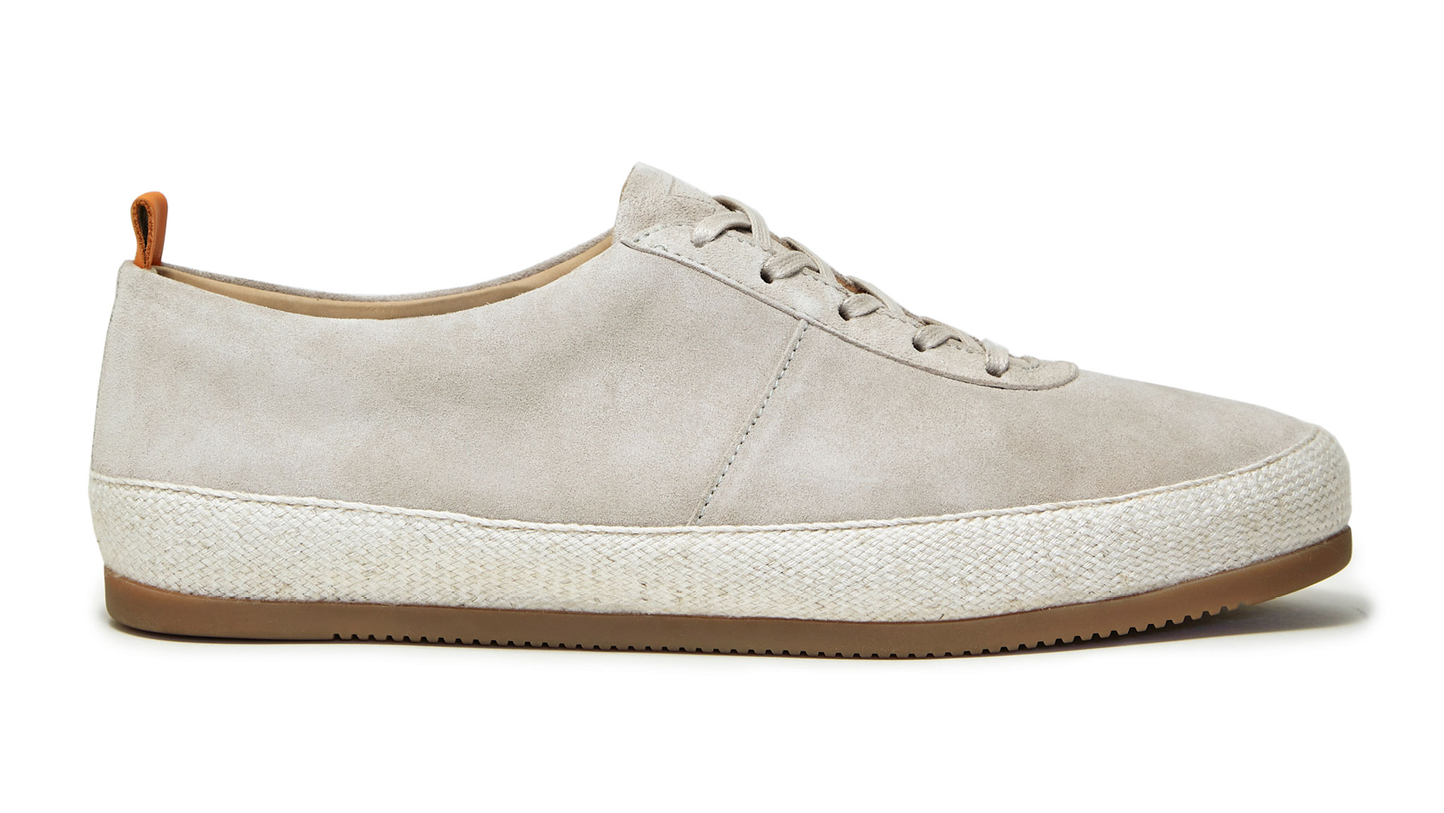 white suede shoes