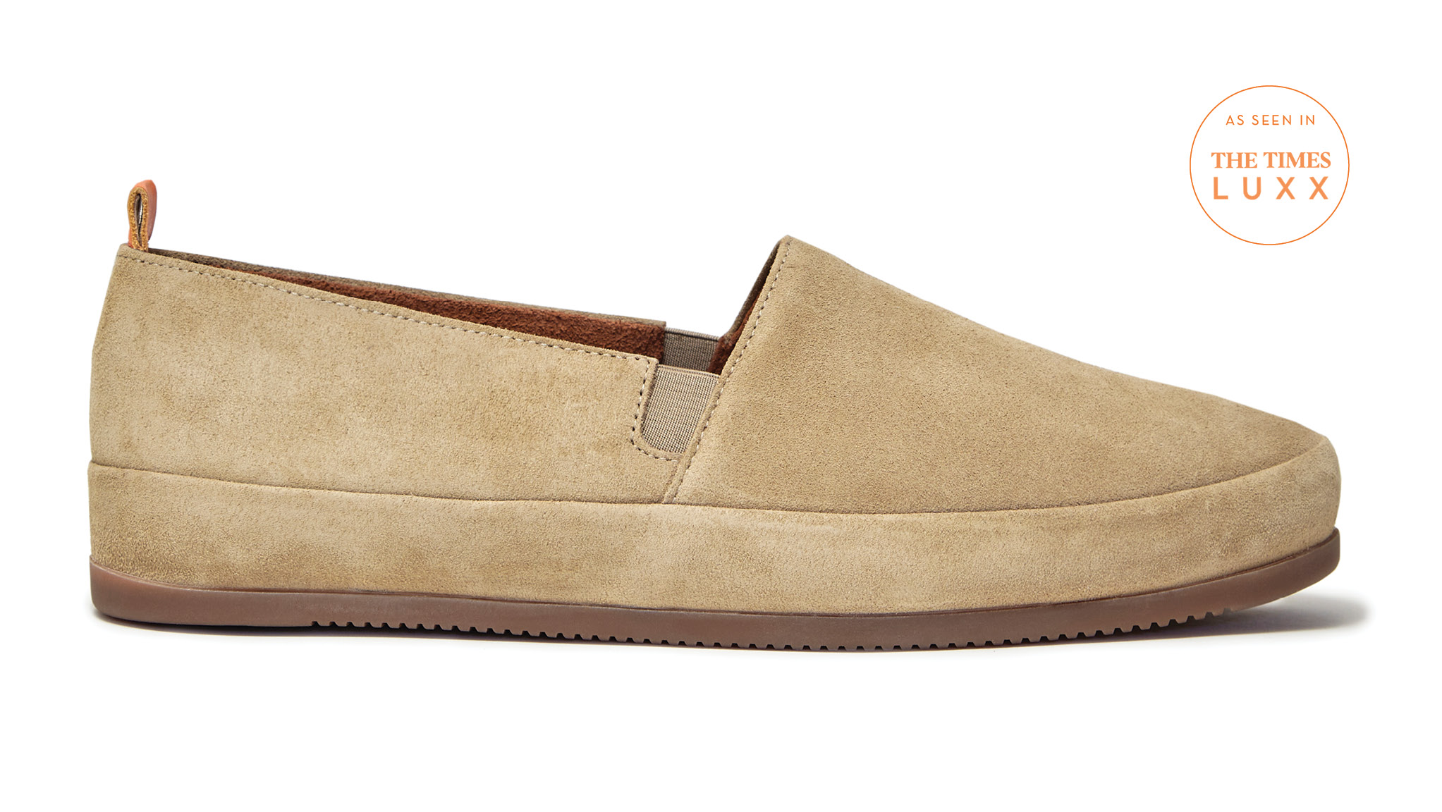 TAN SPLIT SUEDE LOAFERS · Brown · Shoes
