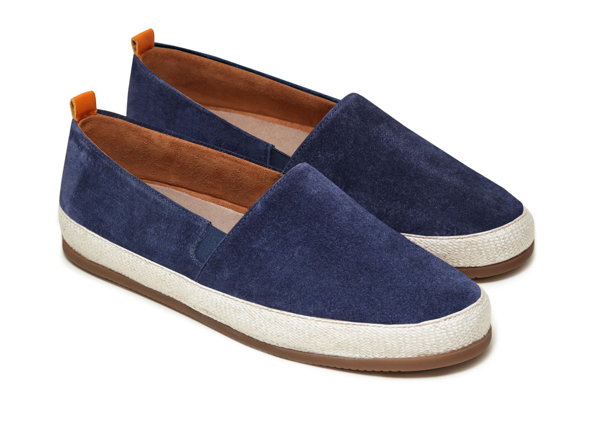 Macarena: grey/blue suede espadrille – Shoes at Last