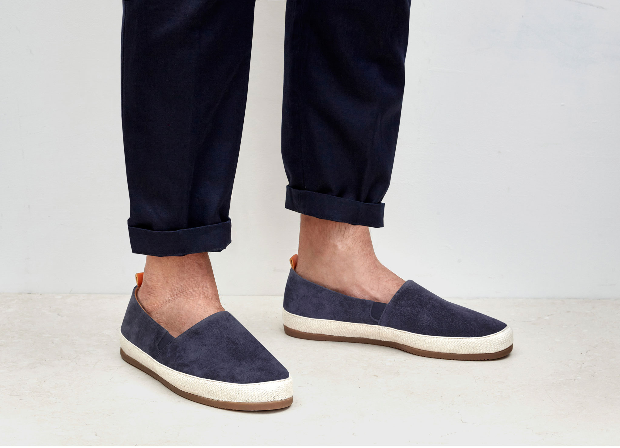 ego Australsk person arv Blue Espadrilles for Men | MULO Shoes | High-quality Suede Leather