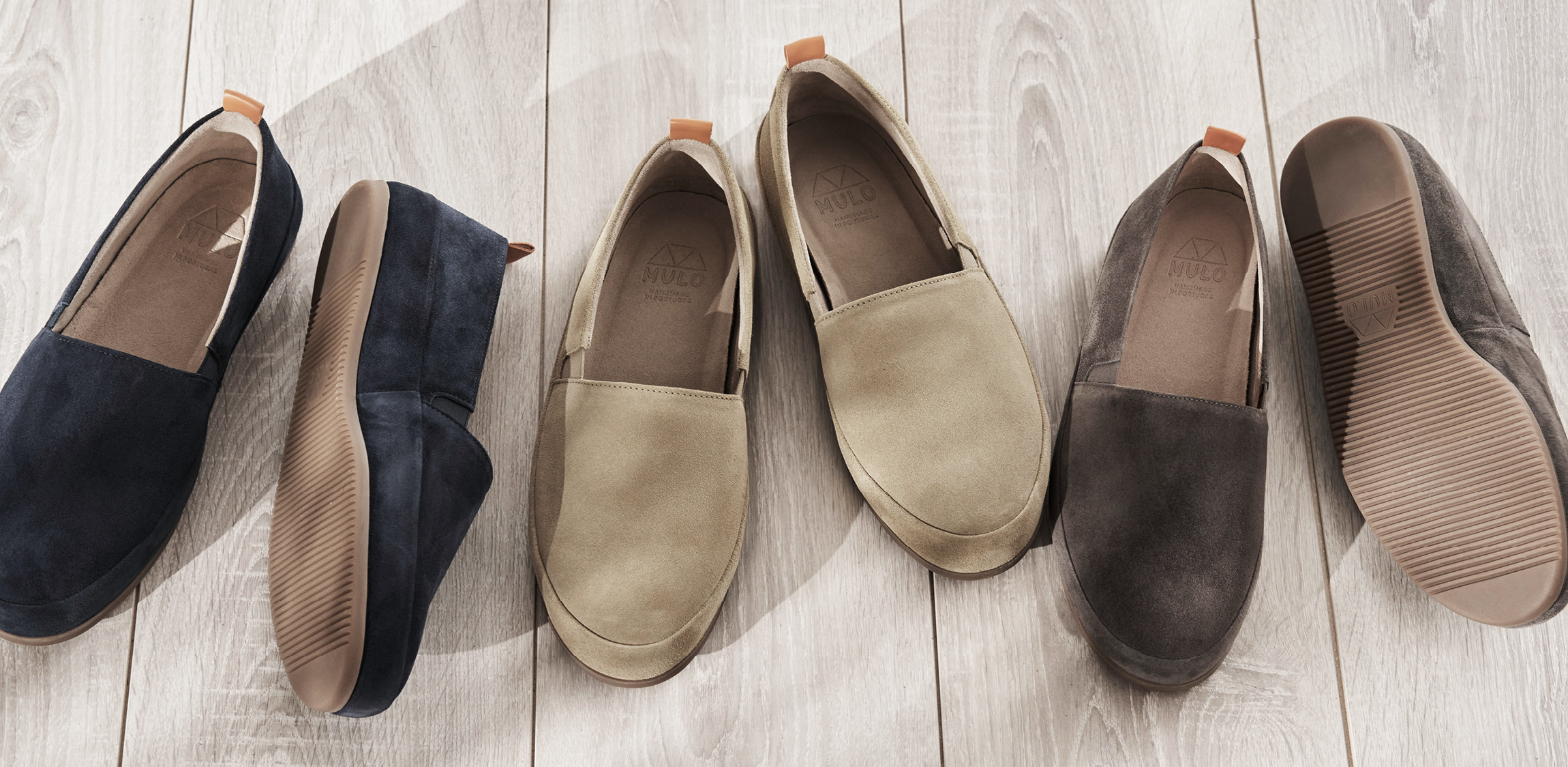 Men's Handmade Suede Loafer Shoes