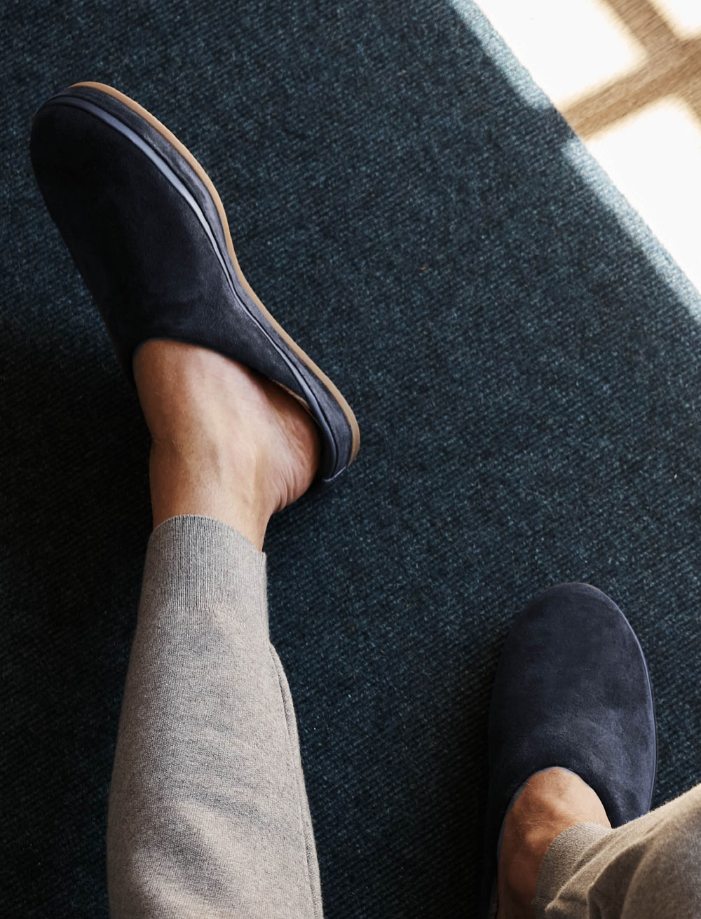 Suede Slippers for Men